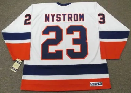 BOB NYSTROM New York Islanders 1982 CCM Vintage Home NHL Hockey Jersey 