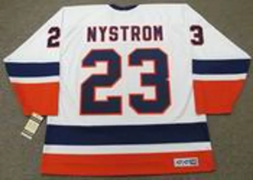 BOB NYSTROM New York Islanders 1982 CCM Vintage Home NHL Hockey Jersey 