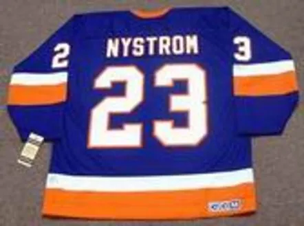 BOB NYSTROM New York Islanders 1982 CCM Vintage Throwback NHL Hockey Jersey 