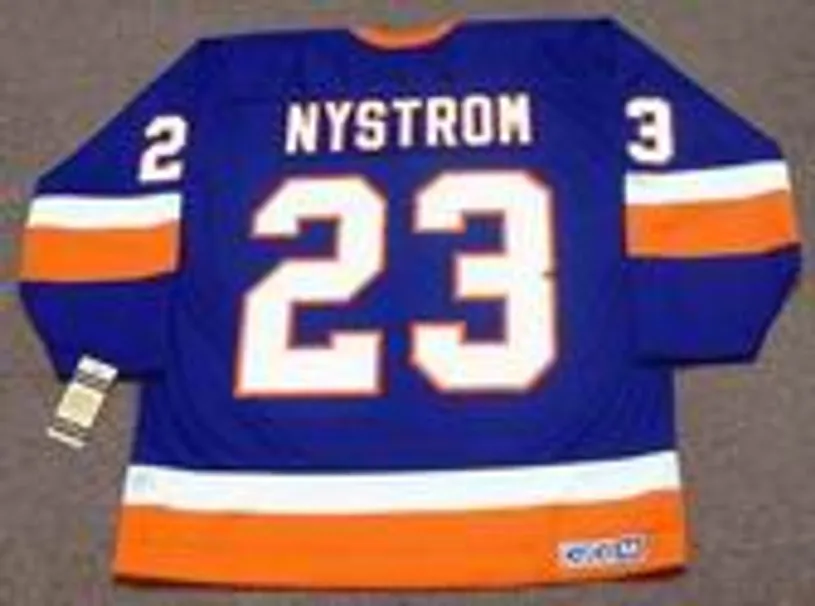 BOB NYSTROM New York Islanders 1982 CCM Vintage Throwback NHL Hockey Jersey 