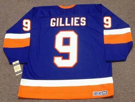 CLARK GILLIES New York Islanders 1978 Away CCM Vintage Throwback NHL Hockey Jersey 