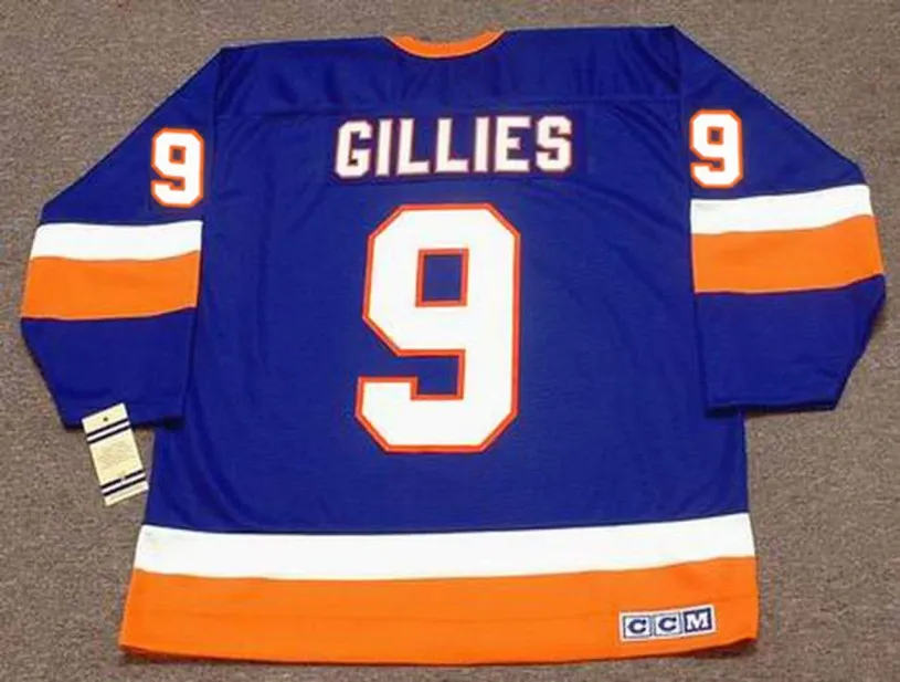 CLARK GILLIES New York Islanders 1978 Away CCM Vintage Throwback NHL Hockey Jersey 