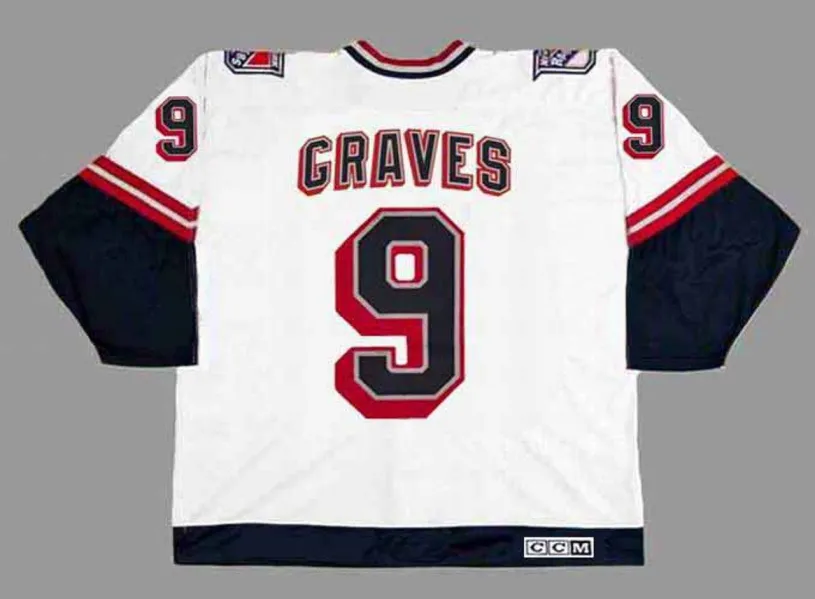ADAM GRAVES New York Rangers 1998 CCM Throwback NHL Hockey Jersey 