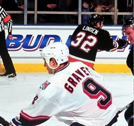 ADAM GRAVES New York Rangers 1998 CCM Throwback NHL Hockey Jersey 