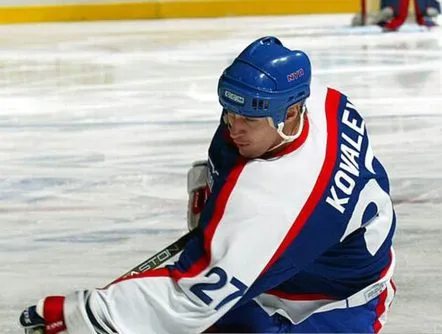 ALEX KOVALEV New York Rangers 2003 CCM Vintage Throwback NHL Hockey Jersey 