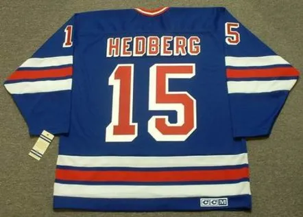 ANDERS HEDBERG New York Rangers 1979 CCM Vintage Throwback NHL Hockey Jersey 