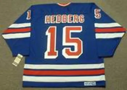 ANDERS HEDBERG New York Rangers 1979 CCM Vintage Throwback NHL Hockey Jersey 