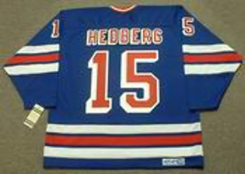 ANDERS HEDBERG New York Rangers 1979 CCM Vintage Throwback NHL Hockey Jersey 