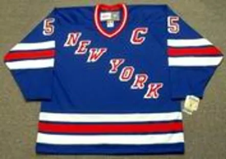 BARRY BECK New York Rangers 1983 CCM Vintage Away NHL Hockey Jersey 