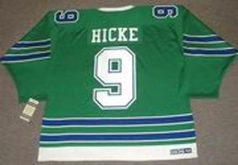 BILL HICKE Oakland Seals 1967 CCM Vintage Throwback Home NHL Jersey 