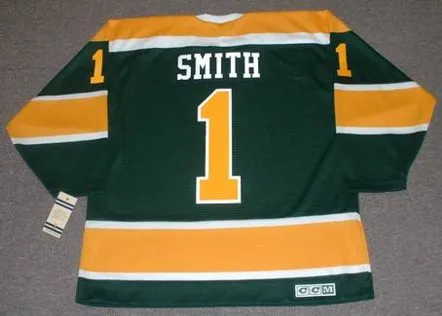 GARY SMITH California Golden Seals 1970 CCM Vintage Throwback NHL Jersey 