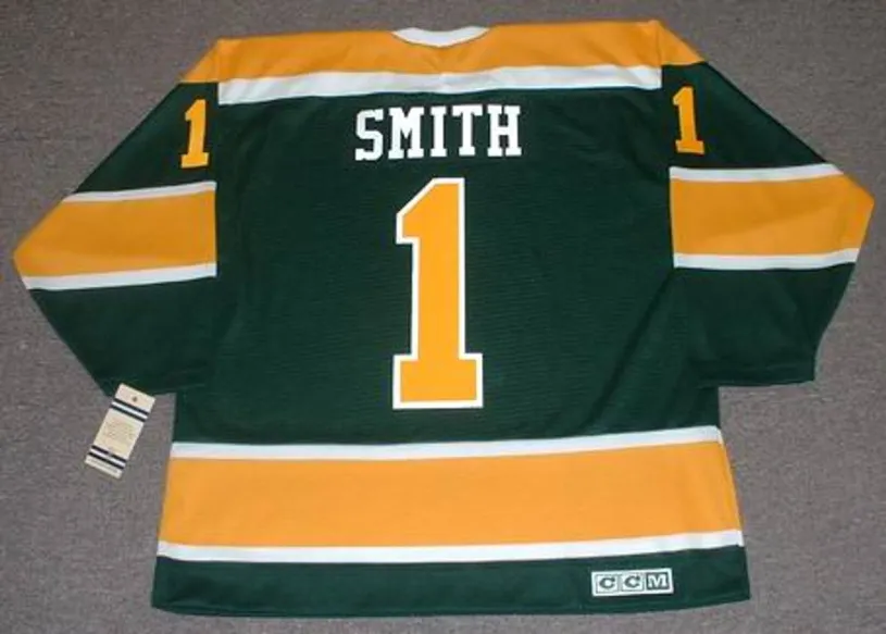 GARY SMITH California Golden Seals 1970 CCM Vintage Throwback NHL Jersey 