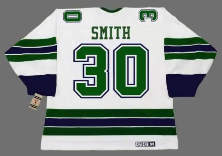 GARY SMITH Oakland Seals 1967 CCM Vintage Throwback Away NHL Jersey 