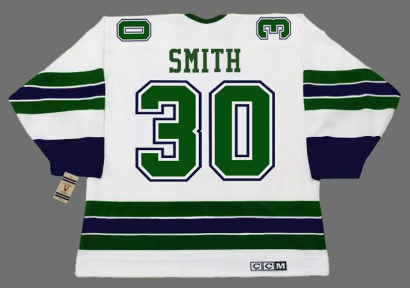 GARY SMITH Oakland Seals 1967 CCM Vintage Throwback Away NHL Jersey 