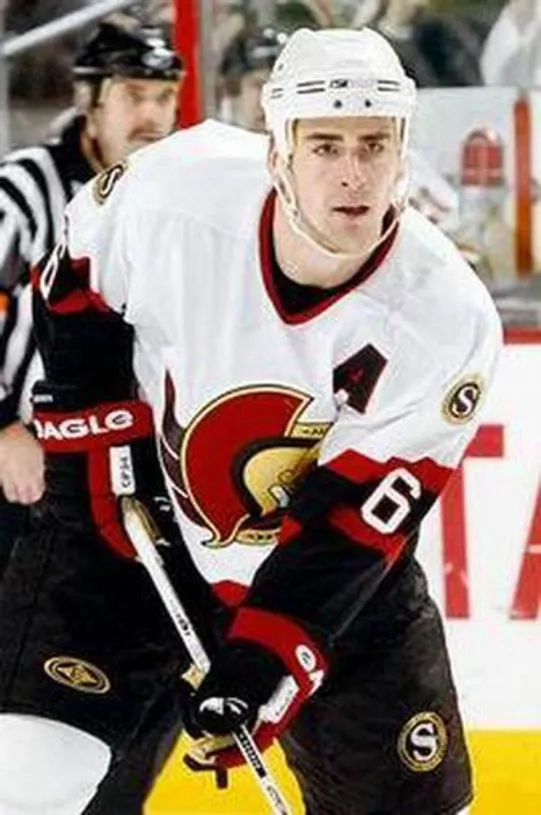 WADE REDDEN Ottawa Senators 2007 CCM Throwback NHL Hockey Jersey 