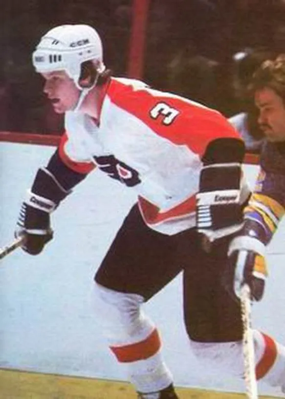 BEHN WILSON Philadelphia Flyers 1980 CCM Vintage Throwback Home NHL Jersey 