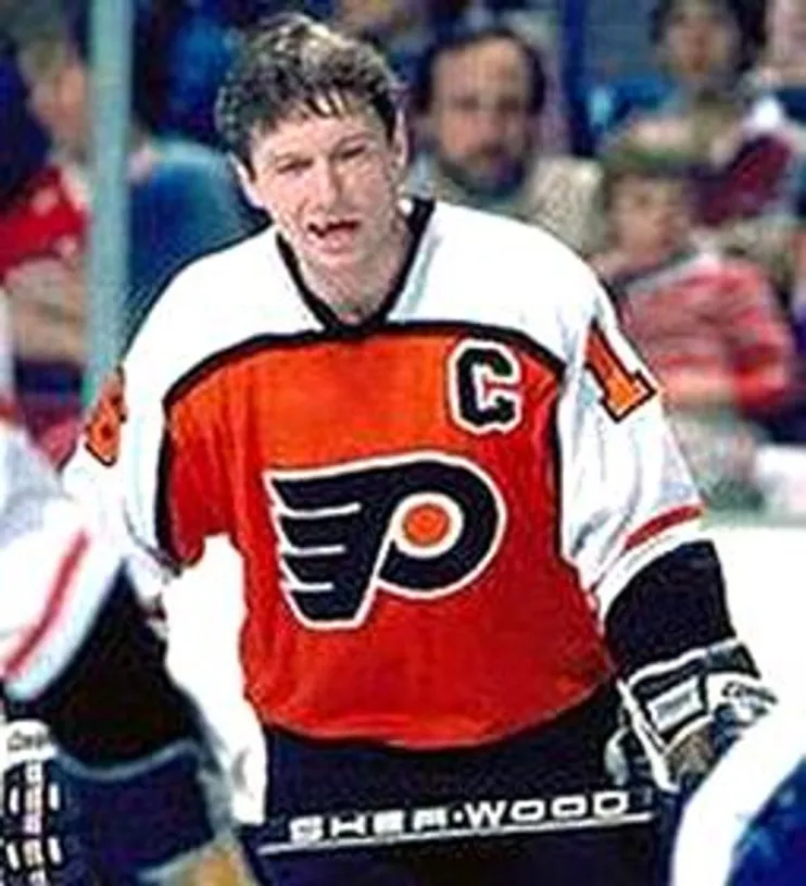 BOBBY CLARKE Philadelphia Flyers 1983 CCM Throwback Away NHL Hockey Jersey 