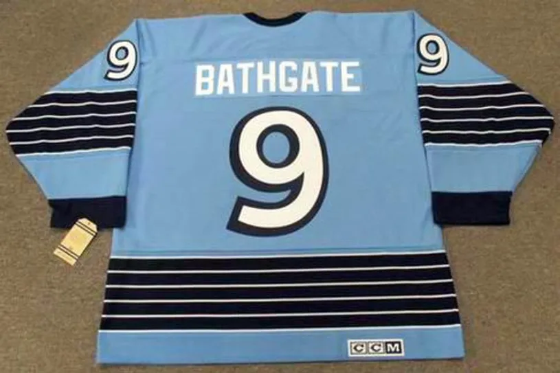 ANDY BATHGATE Pittsburgh Penguins 1967 Home CCM Throwback NHL Hockey Jersey 