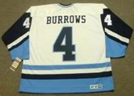 DAVE BURROWS Pittsburgh Penguins 1977 Home CCM Throwback NHL Hockey Jersey 