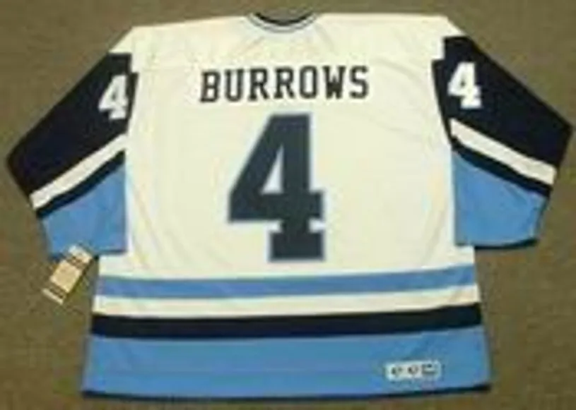 DAVE BURROWS Pittsburgh Penguins 1977 Home CCM Throwback NHL Hockey Jersey 