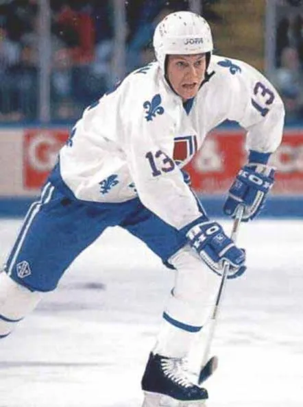 MATS SUNDIN Quebec Nordiques 1991 Home CCM Throwback NHL Hockey Jersey 