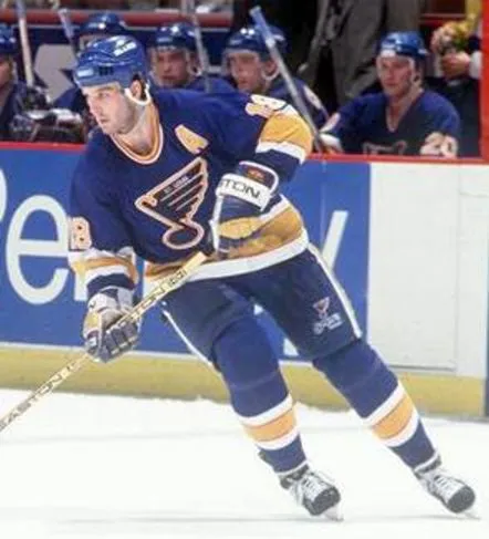 BRENDAN SHANAHAN St. Louis Blues 1991 CCM Vintage Throwback NHL Hockey Jersey 