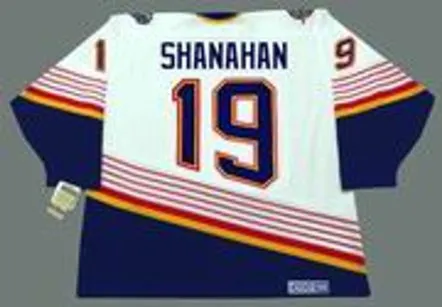 BRENDAN SHANAHAN St. Louis Blues 1994 Home CCM NHL Vintage Throwback Jersey 