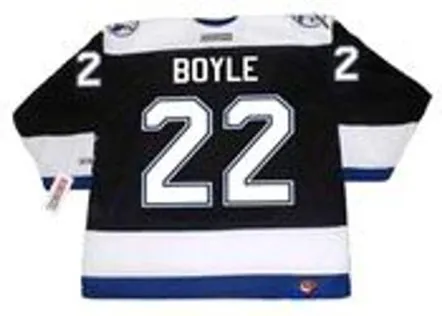 DAN BOYLE Tampa Bay Lightning 2004 Home CCM Throwback NHL Hockey Jersey 