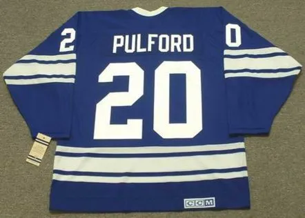 BOB PULFORD Toronto Maple Leafs 1967 CCM Vintage Home NHL Hockey Jersey 