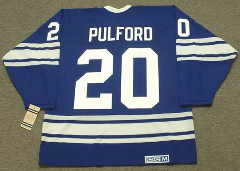BOB PULFORD Toronto Maple Leafs 1967 CCM Vintage Home NHL Hockey Jersey 