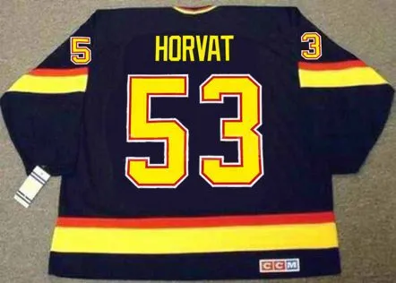 BO HORVAT Vancouver Canucks 1990’s CCM NHL Vintage Throwback Jersey 