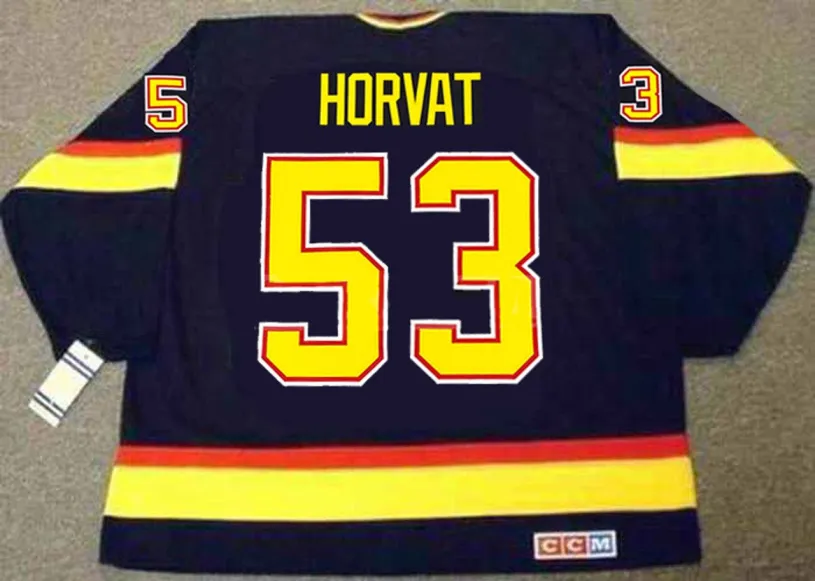 BO HORVAT Vancouver Canucks 1990’s CCM NHL Vintage Throwback Jersey 