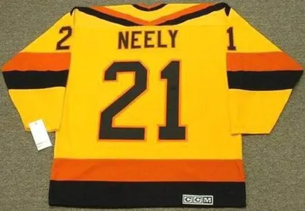 CAM NEELY Vancouver Canucks 1985 CCM Vintage Throwback Home Hockey Jersey 