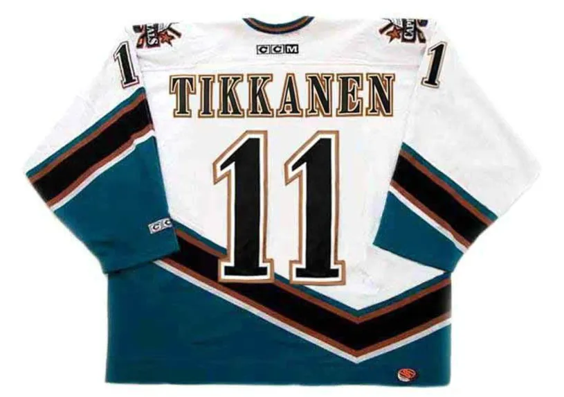 ESA TIKKANEN Washington Capitals 1997 Home CCM NHL Throwback Jersey 