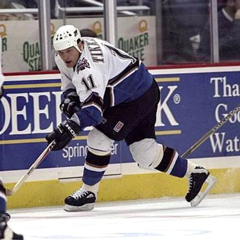 ESA TIKKANEN Washington Capitals 1997 Home CCM NHL Throwback Jersey 