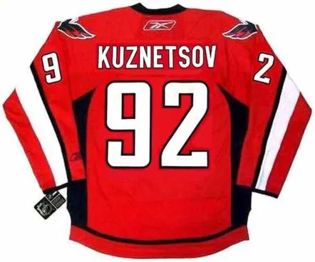 EVGENY KUZNETSOV Washington Capitals 2014 REEBOK Throwback NHL Hockey Jersey 