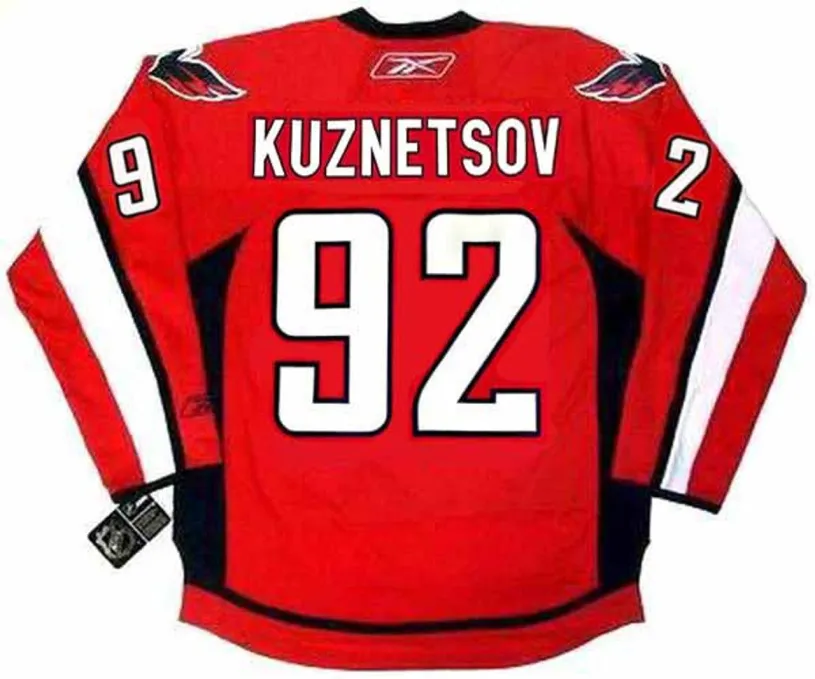 EVGENY KUZNETSOV Washington Capitals 2014 REEBOK Throwback NHL Hockey Jersey 