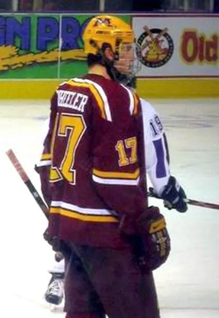 BLAKE WHEELER Minnesota Gophers 2007 NCAA Throwback Hockey Jersey 