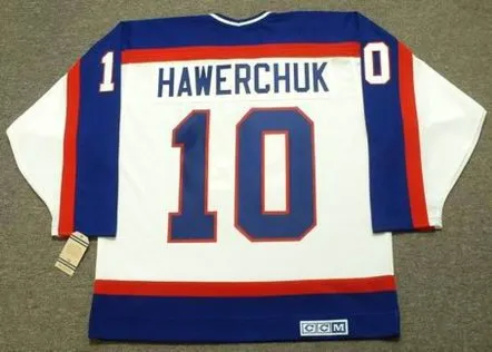 DALE HAWERCHUK Winnipeg Jets 1989 Home CCM NHL Vintage Throwback Jersey 