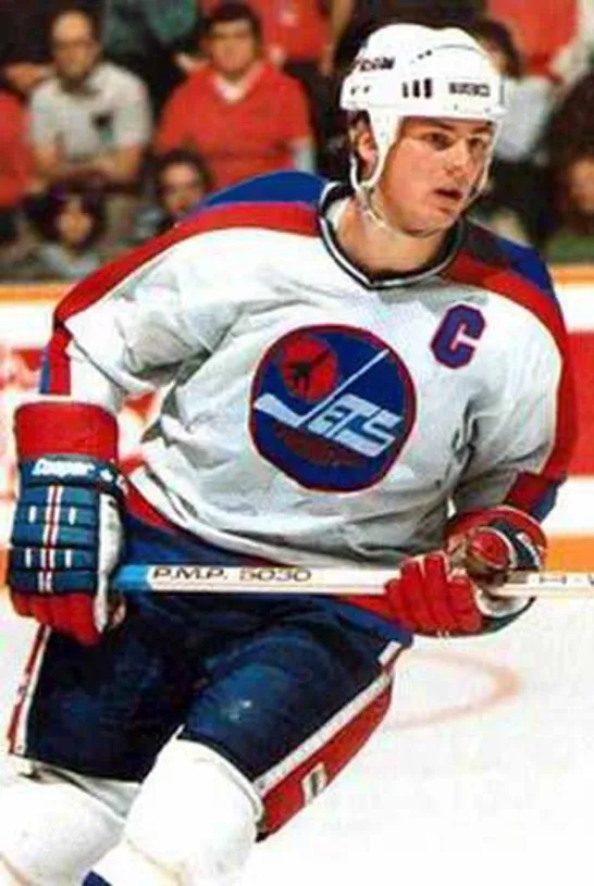 DALE HAWERCHUK Winnipeg Jets 1989 Home CCM NHL Vintage Throwback Jersey 