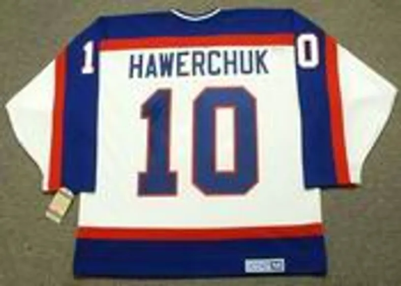 DALE HAWERCHUK Winnipeg Jets 1989 Home CCM NHL Vintage Throwback Jersey 
