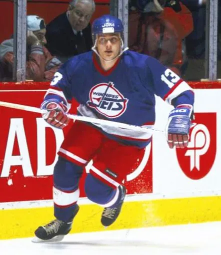 TEEMU SELANNE Winnipeg Jets 1992 Away CCM NHL Vintage Throwback Jersey 