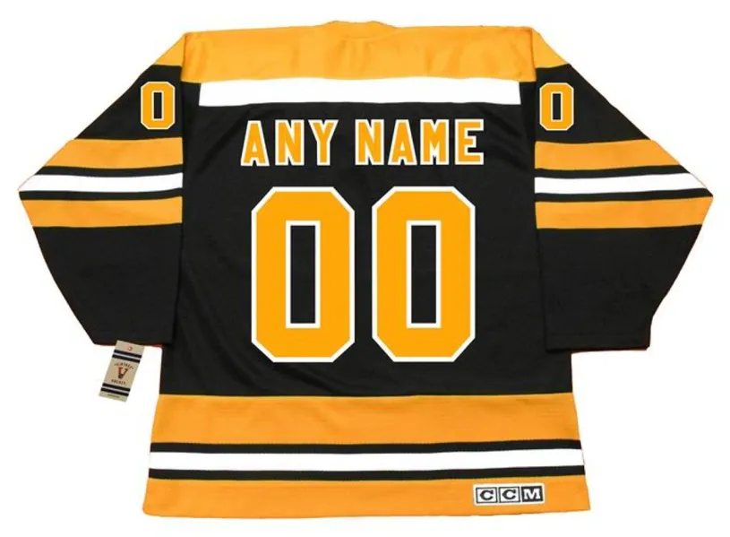 BOSTON BRUINS 1970’s Away CCM Vintage Jersey Customized “Any Name & Number(s)” 