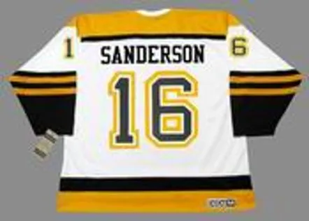 DEREK SANDERSON Boston Bruins 1960’s CCM Vintage Away NHL Hockey Jersey 