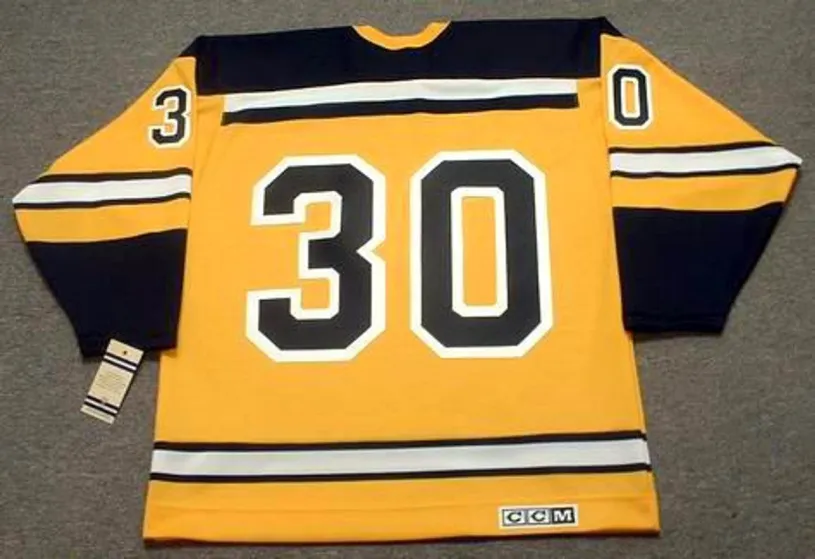 GERRY CHEEVERS Boston Bruins 1960’s CCM Vintage Throwback NHL Jersey 