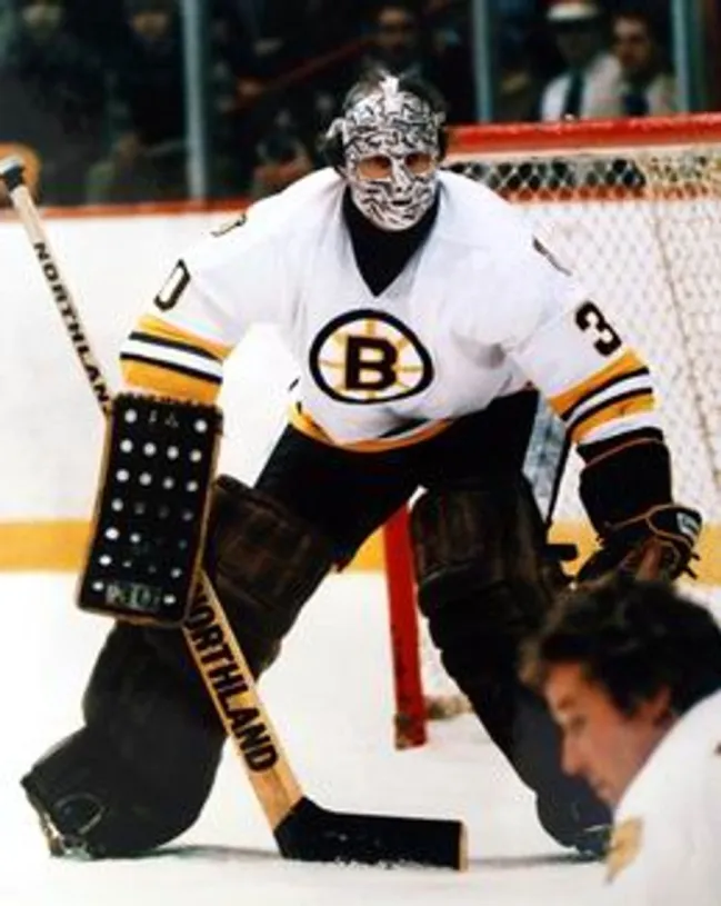 GERRY CHEEVERS Boston Bruins 1978 CCM Vintage Home NHL Hockey Jersey 