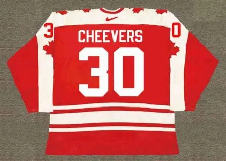 GERRY CHEEVERS Team Canada 1974 Nike Throwback WHA Hockey Jersey 