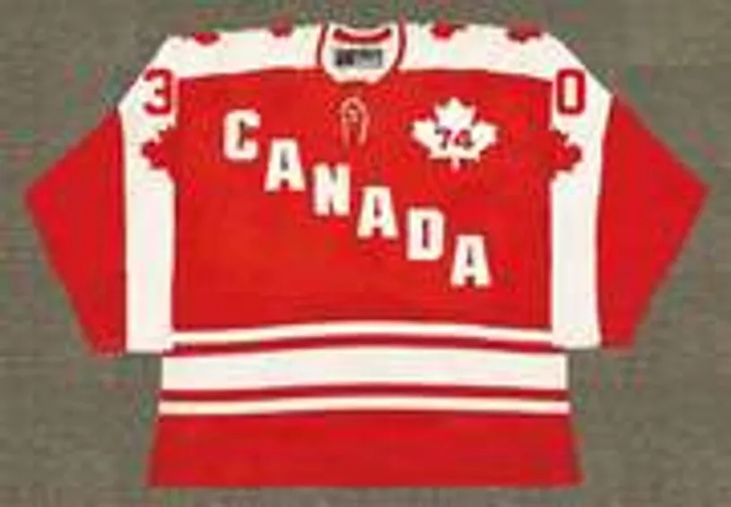 GERRY CHEEVERS Team Canada 1974 Nike Throwback WHA Hockey Jersey 