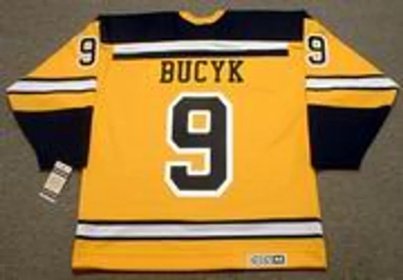 JOHNNY BUCYK Boston Bruins 1964 CCM Vintage Throwback NHL Jersey 
