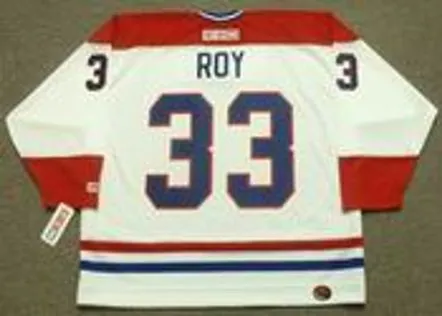 PATRICK ROY Montreal Canadiens 1993 Home CCM Throwback NHL Hockey Jersey 